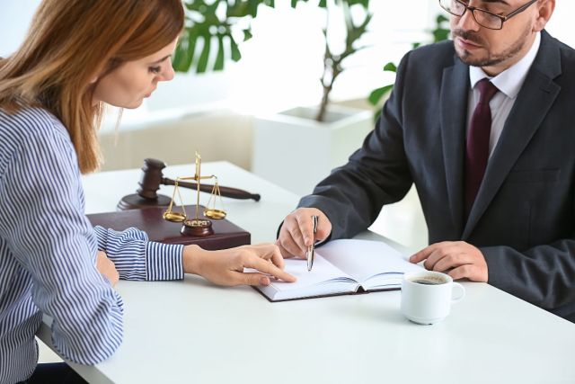 The woman asks for help with disability lawyer.