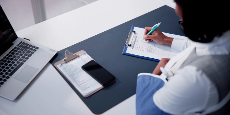 The woman with a torn rotator cuff wants to file for workers' compensation.