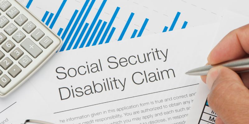 signs approved disability (1) The person fills out the form for a Social Security disability claim.